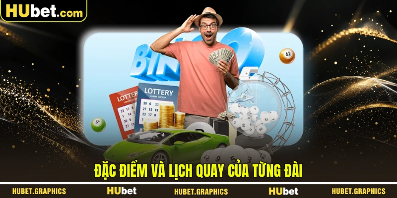 Đặc điểm và lịch quay của từng đài