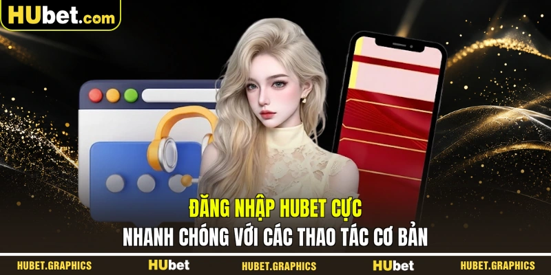Đăng nhập HUBET cực nhanh chóng với các thao tác cơ bản