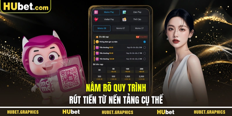 Nắm rõ quy trình rút tiền từ nền tảng cụ thể