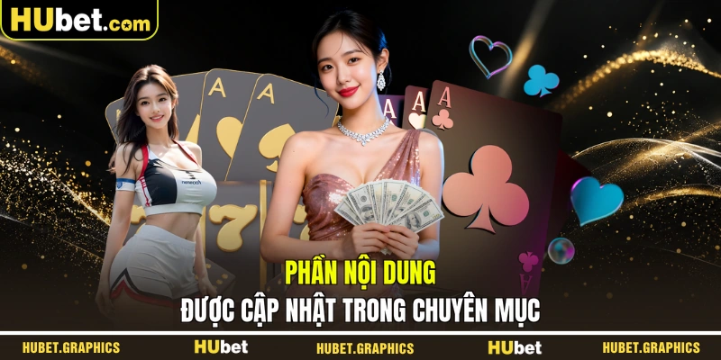 Phần nội dung được cập nhật trong chuyên mục